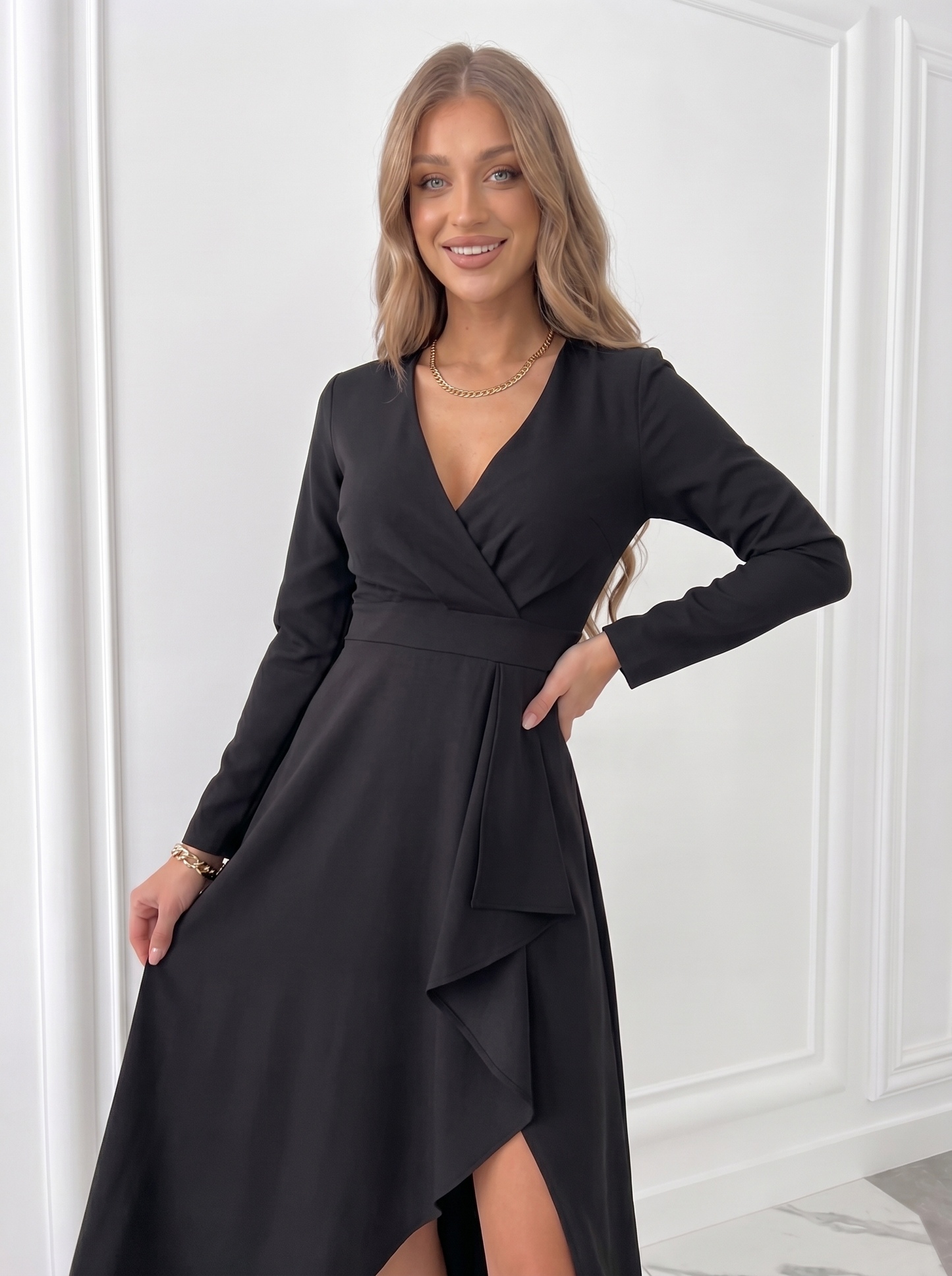 Zinnia Wrap Midi Dress