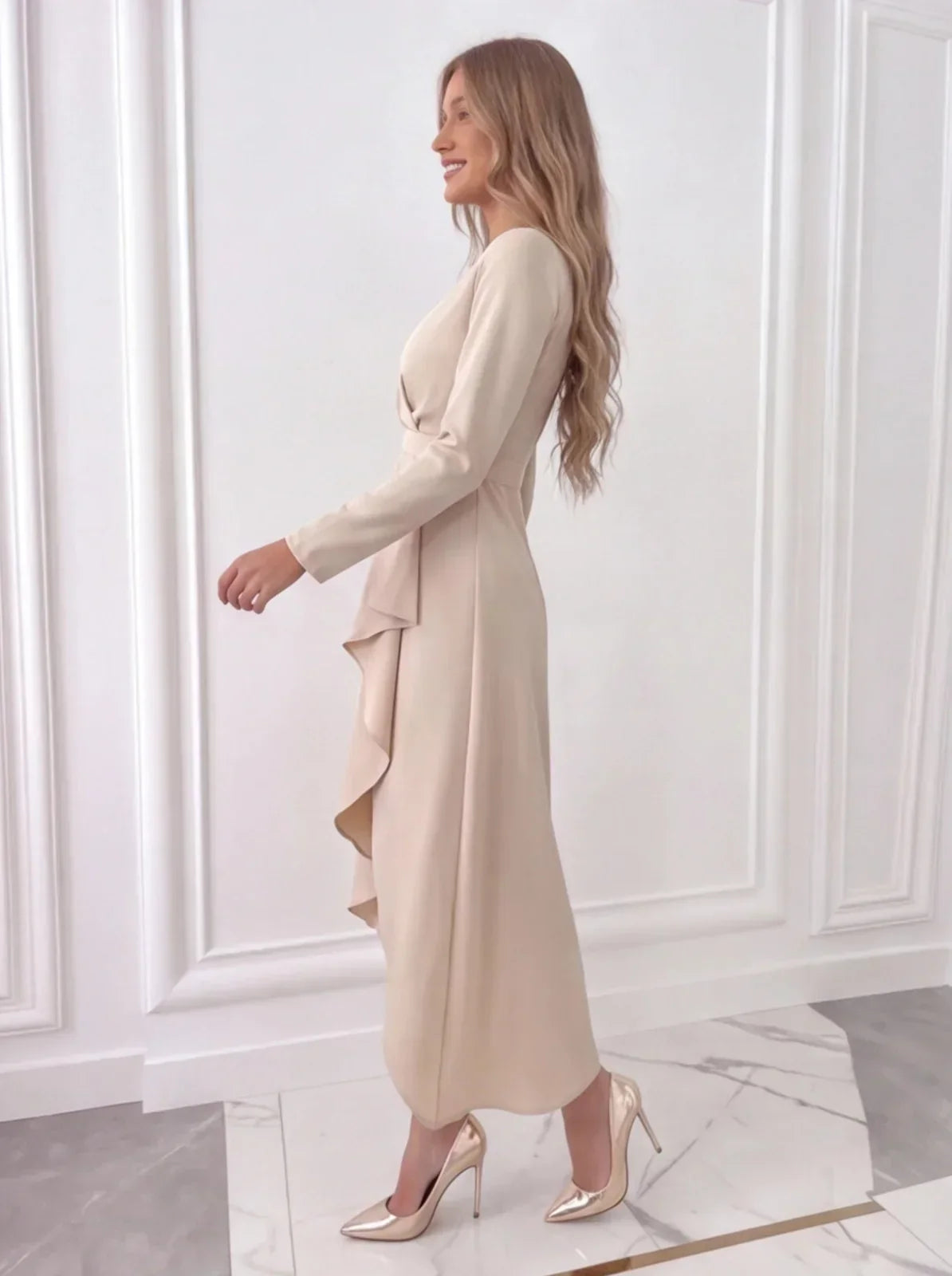 Zinnia Wrap Midi Dress