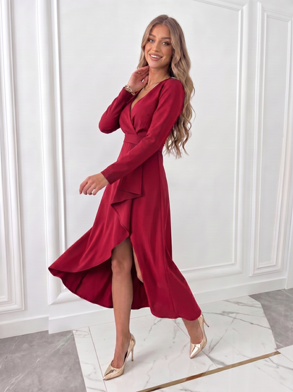Zinnia Wrap Midi Dress