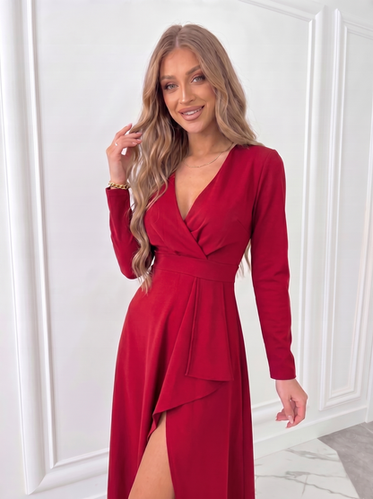 Zinnia Wrap Midi Dress