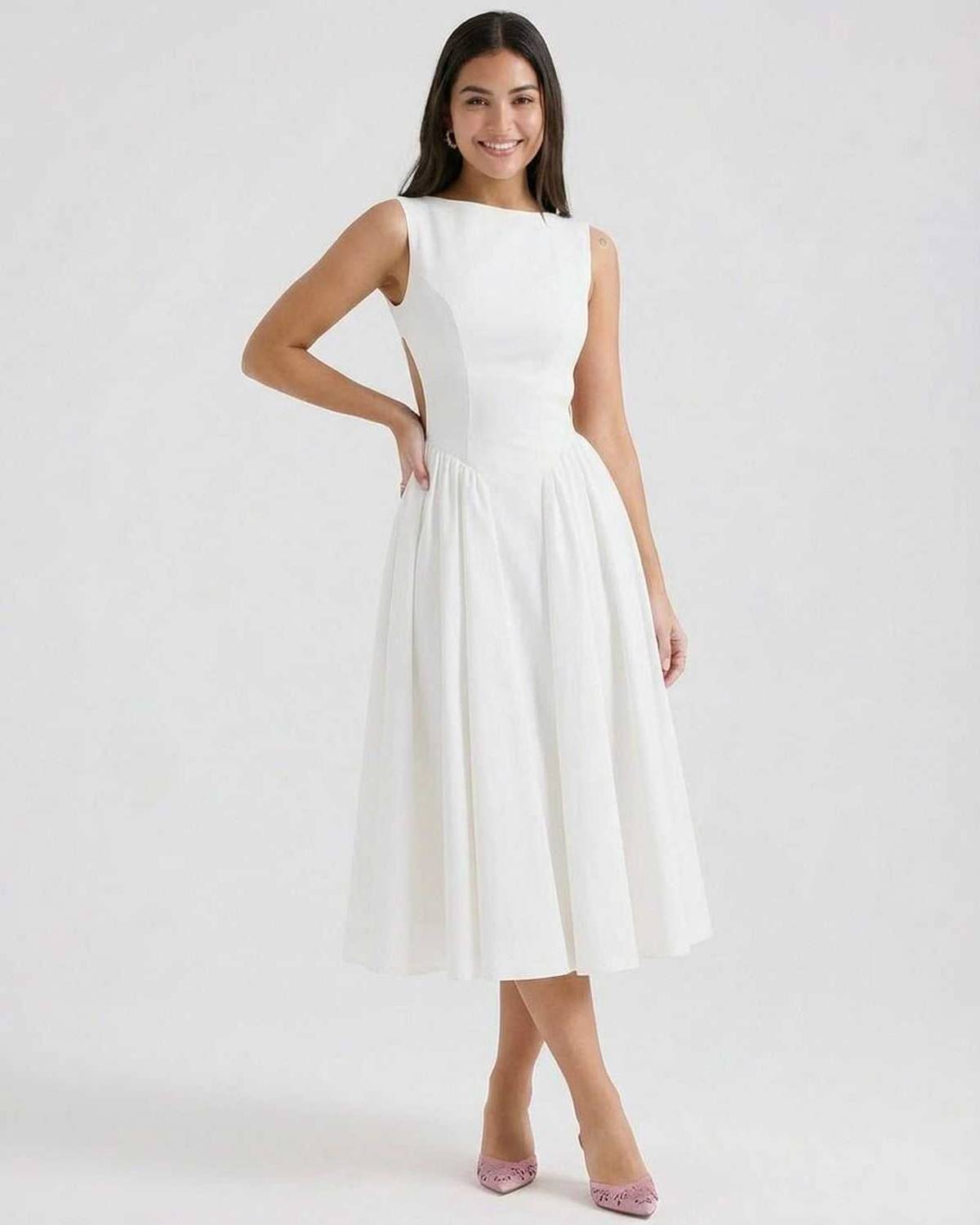 Wren Cutout Midi Dress